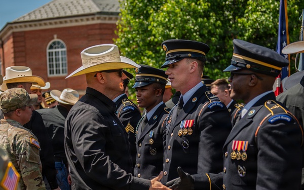 Military Horsemanship Identification Badge Award Ceremony