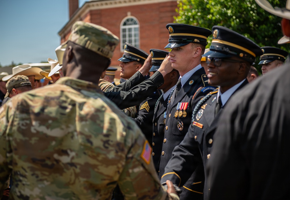Military Horsemanship Identification Badge Award Ceremony