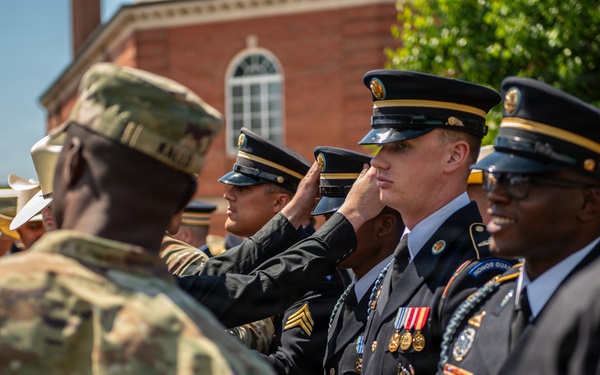 Military Horsemanship Identification Badge Award Ceremony