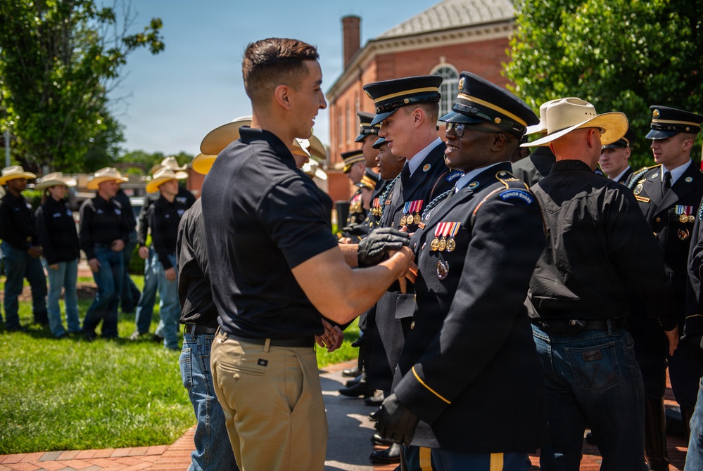 Military Horsemanship Identification Badge Award Ceremony