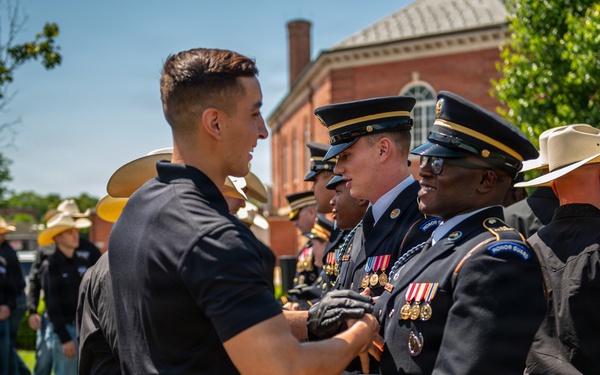 Military Horsemanship Identification Badge Award Ceremony