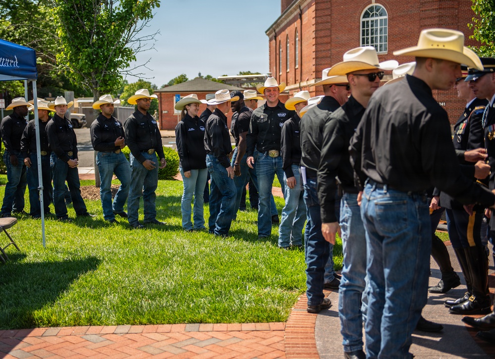Military Horsemanship Identification Badge Award Ceremony