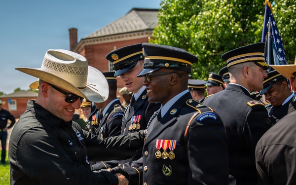 Military Horsemanship Identification Badge Award Ceremony