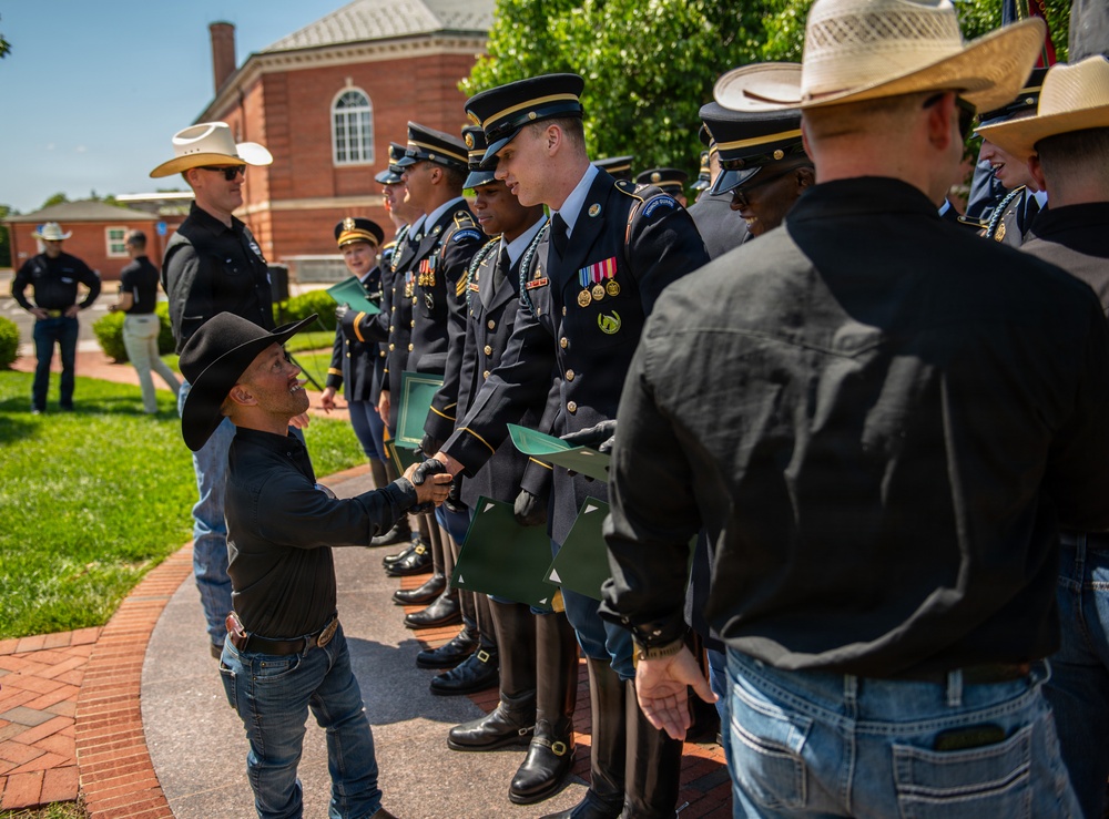 Military Horsemanship Identification Badge Award Ceremony