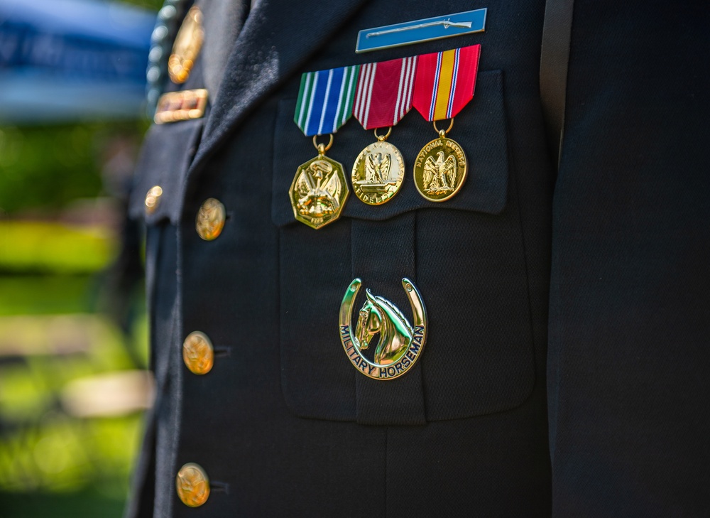 Military Horsemanship Identification Badge Award Ceremony