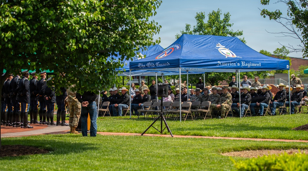 Military Horsemanship Identification Badge Award Ceremony