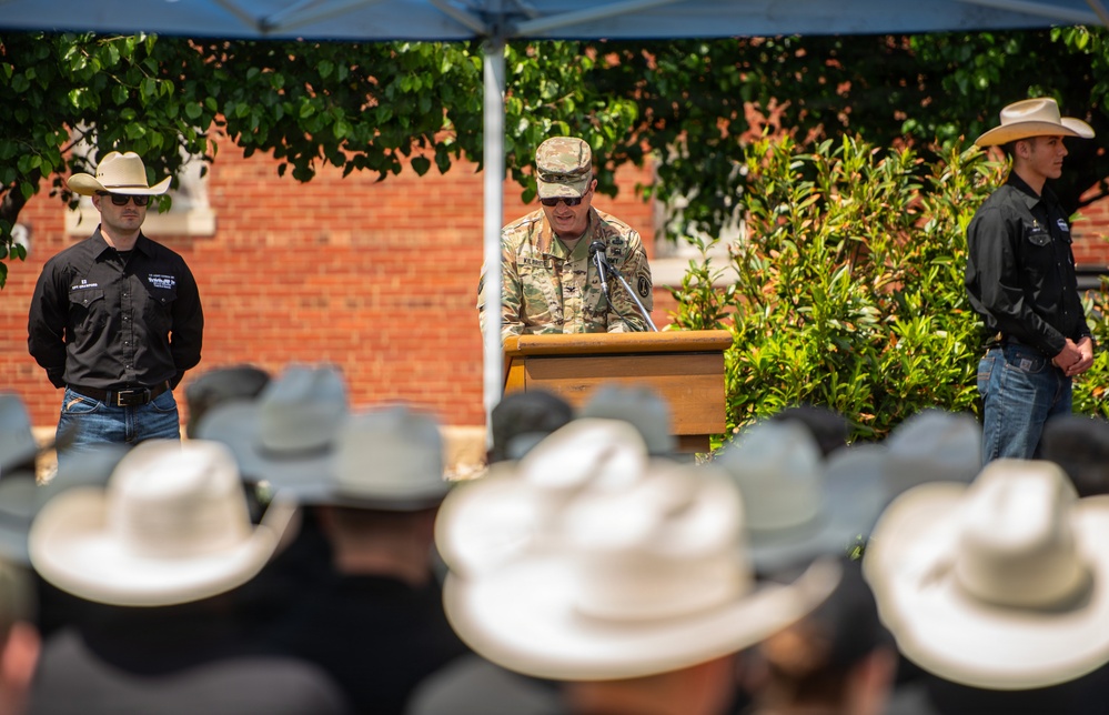 Military Horsemanship Identification Badge Award Ceremony