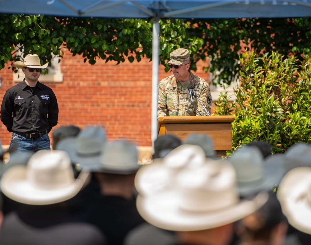 Military Horsemanship Identification Badge Award Ceremony