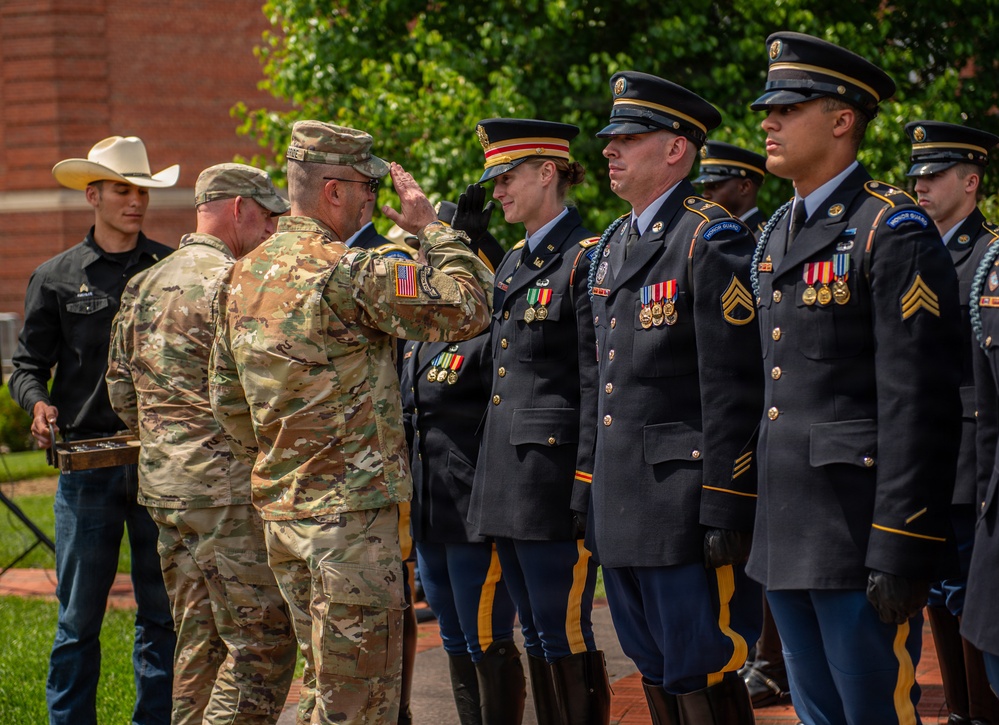 Military Horsemanship Identification Badge Award Ceremony