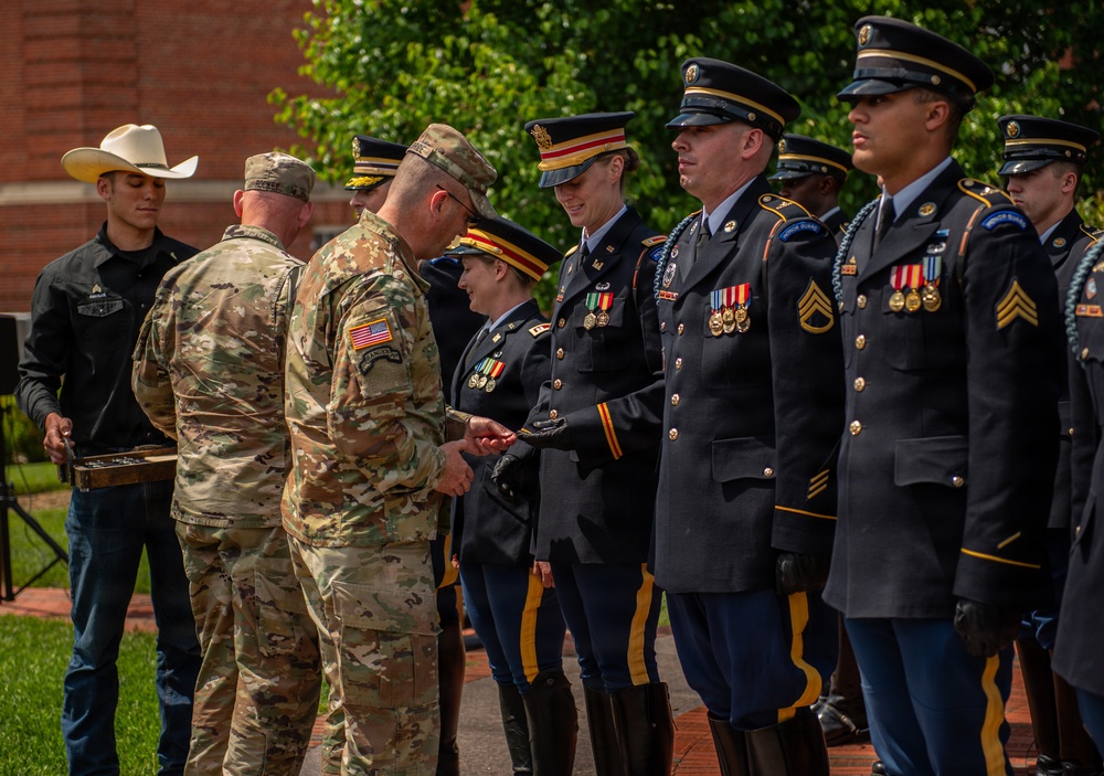 Military Horsemanship Identification Badge Award Ceremony