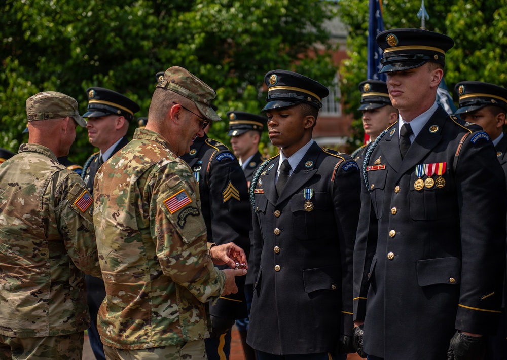 Military Horsemanship Identification Badge Award Ceremony