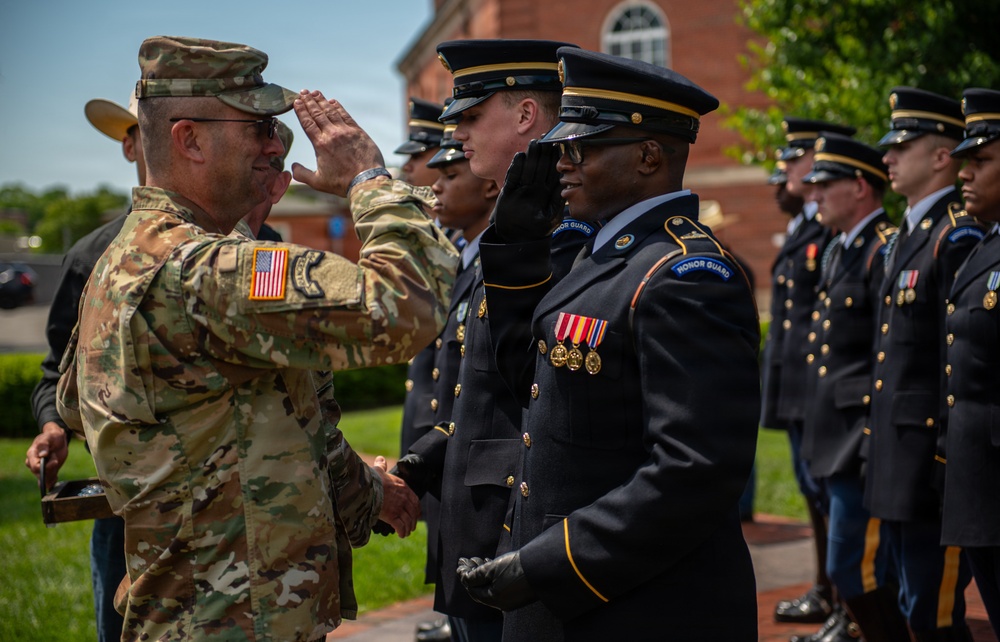 Military Horsemanship Identification Badge Award Ceremony