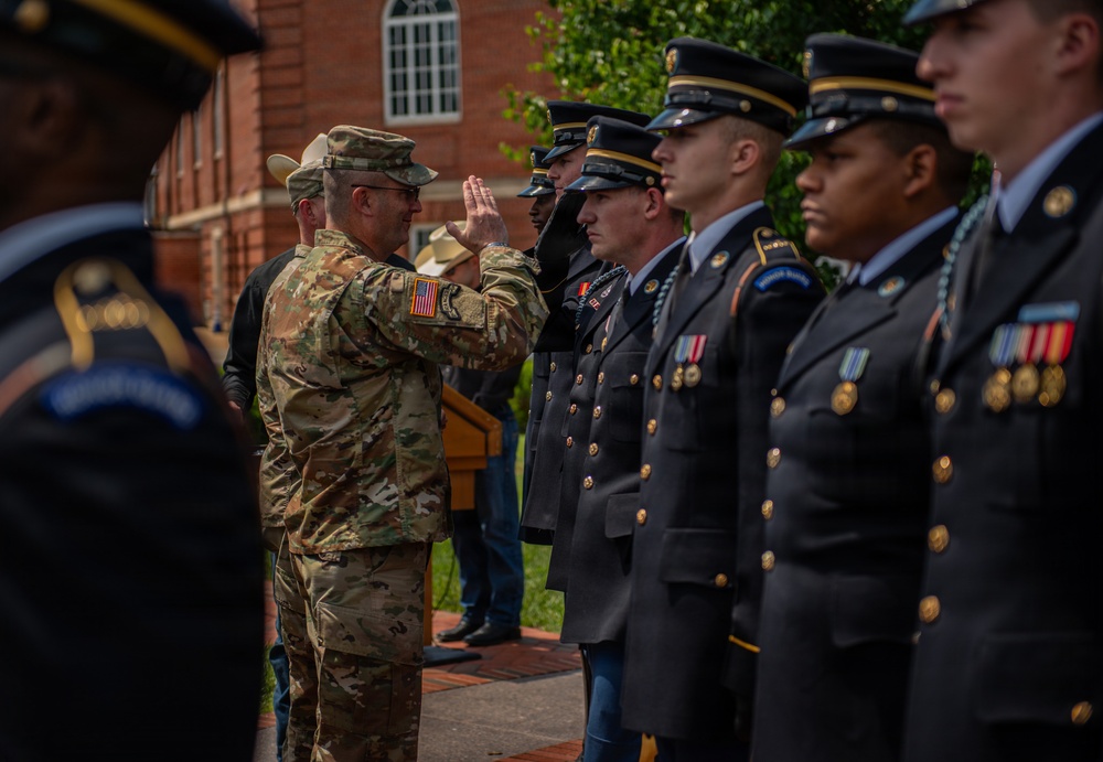 Military Horsemanship Identification Badge Award Ceremony