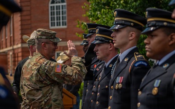 Military Horsemanship Identification Badge Award Ceremony