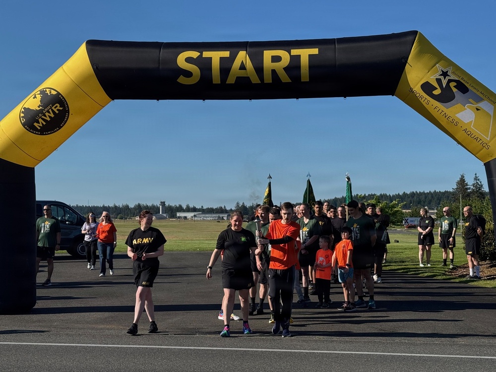 JBLM hosts Law Enforcement Torch Run, supports Special Olympics athletes