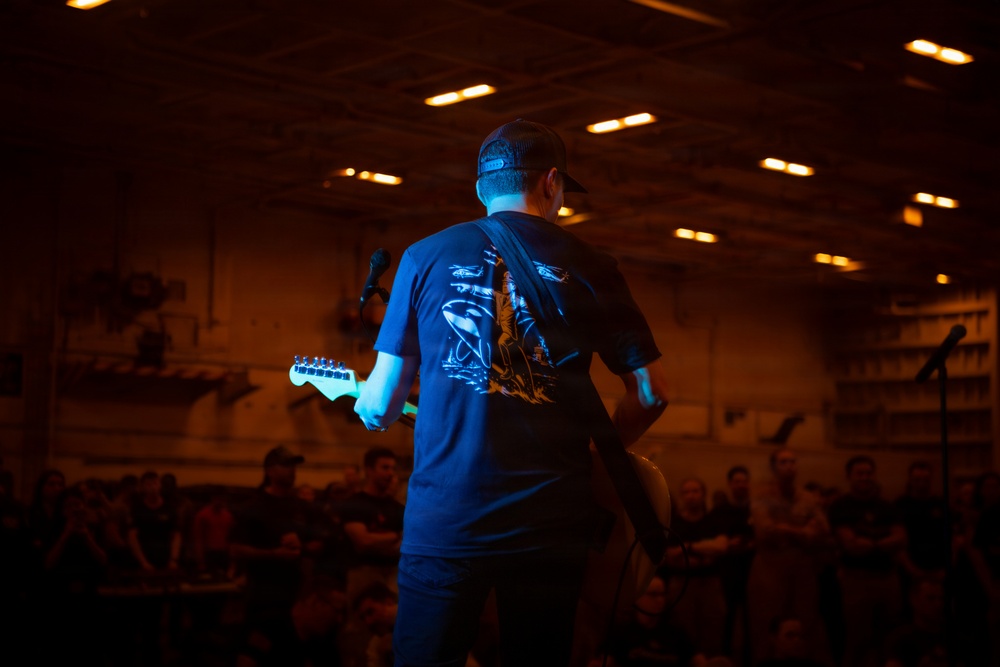 USS Nimitz Rock Band Concert