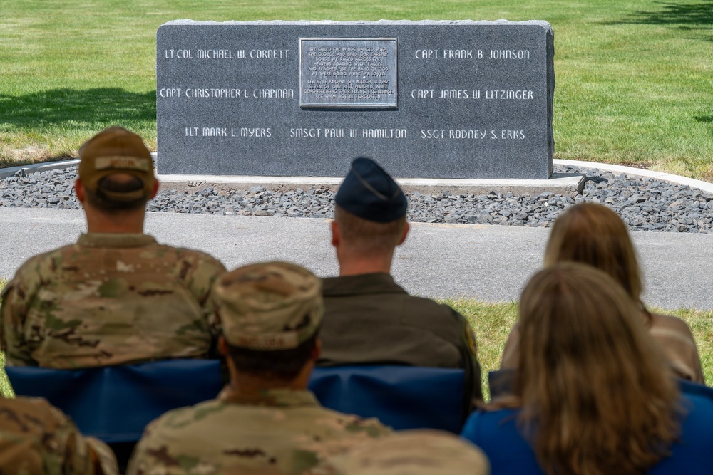 Fairchild AFB rededicates 1987 "Thunderhawk" Demonstration Team memorial