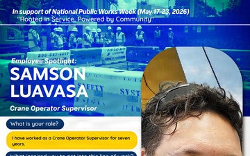 NAVFAC Hawaii Employee Spotlight: Samson Luavasa