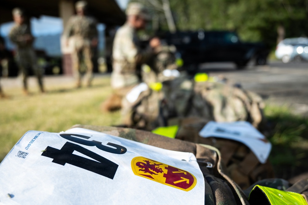 94th AAMDC's BSC 10-Mile Ruck  March