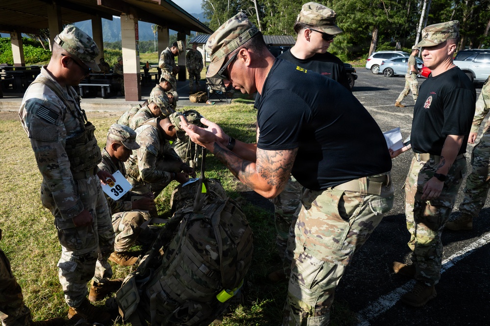 94th AAMDC's BSC 10-Mile Ruck  March