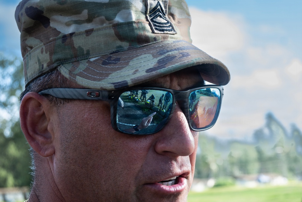 94th AAMDC's BSC 10-Mile Ruck  March