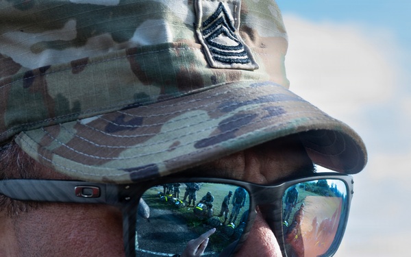 94th AAMDC's BSC 10-Mile Ruck  March