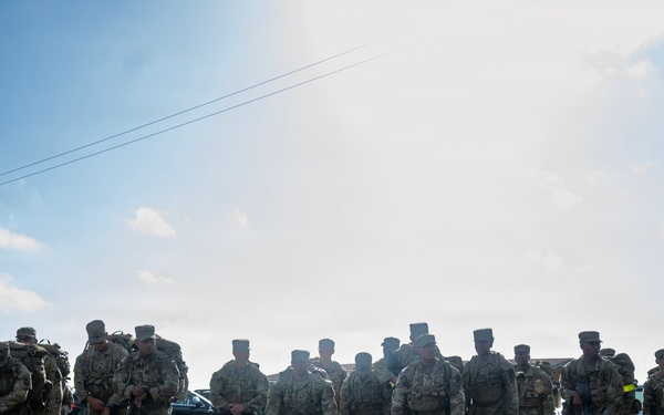 94th AAMDC's BSC 10-Mile Ruck  March