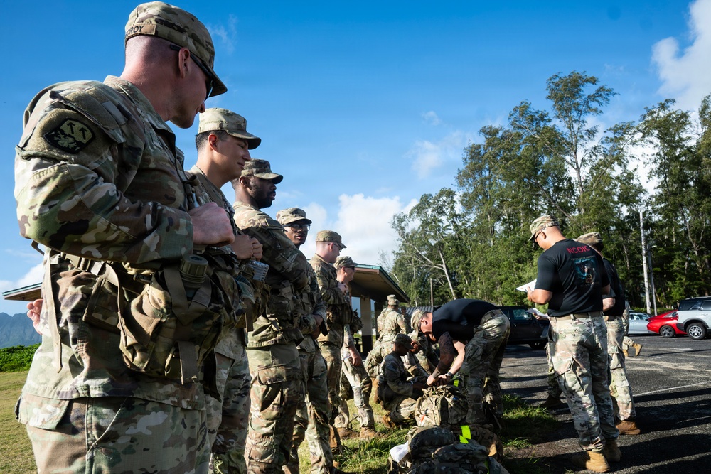 94th AAMDC's BSC 10-Mile Ruck  March