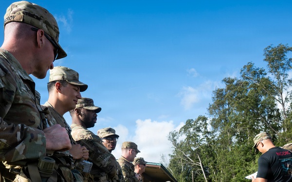 94th AAMDC's BSC 10-Mile Ruck  March