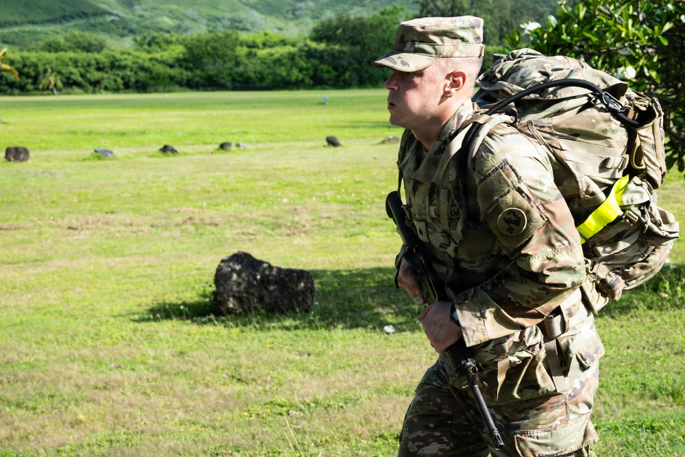 94th AAMDC's BSC 10-Mile Ruck  March