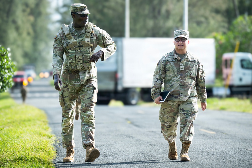 94th AAMDC's BSC 10-Mile Ruck  March