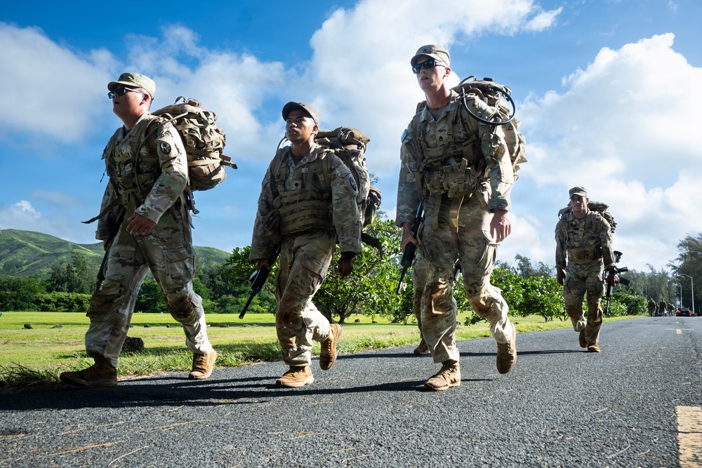 94th AAMDC's BSC 10-Mile Ruck  March