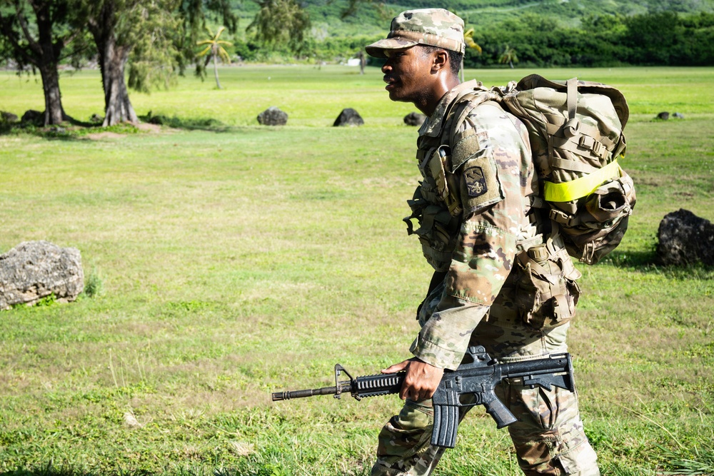94th AAMDC's BSC 10-Mile Ruck  March