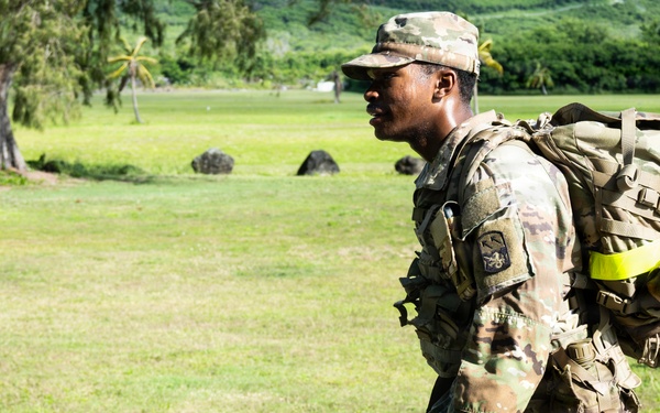 94th AAMDC's BSC 10-Mile Ruck  March