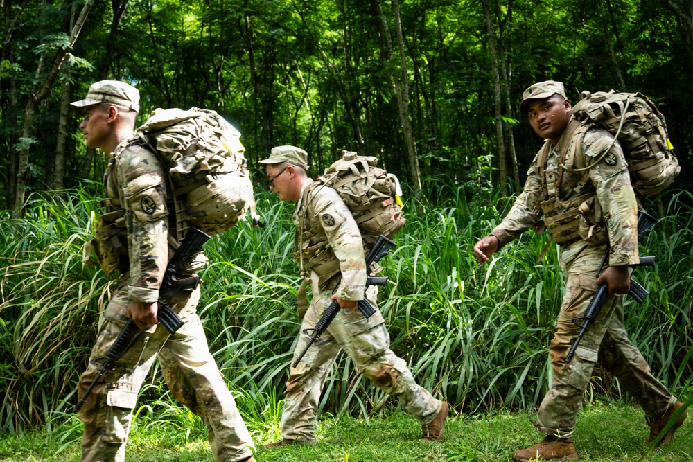 94th AAMDC's BSC 10-Mile Ruck  March