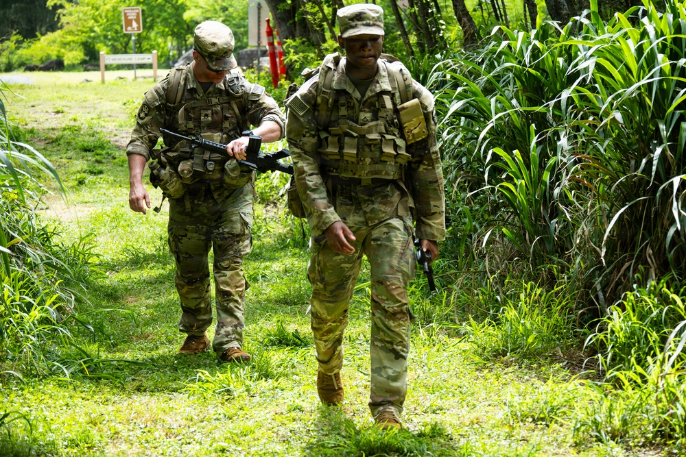 94th AAMDC's BSC 10-Mile Ruck  March
