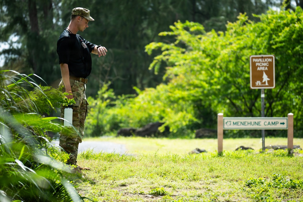94th AAMDC's BSC 10-Mile Ruck  March