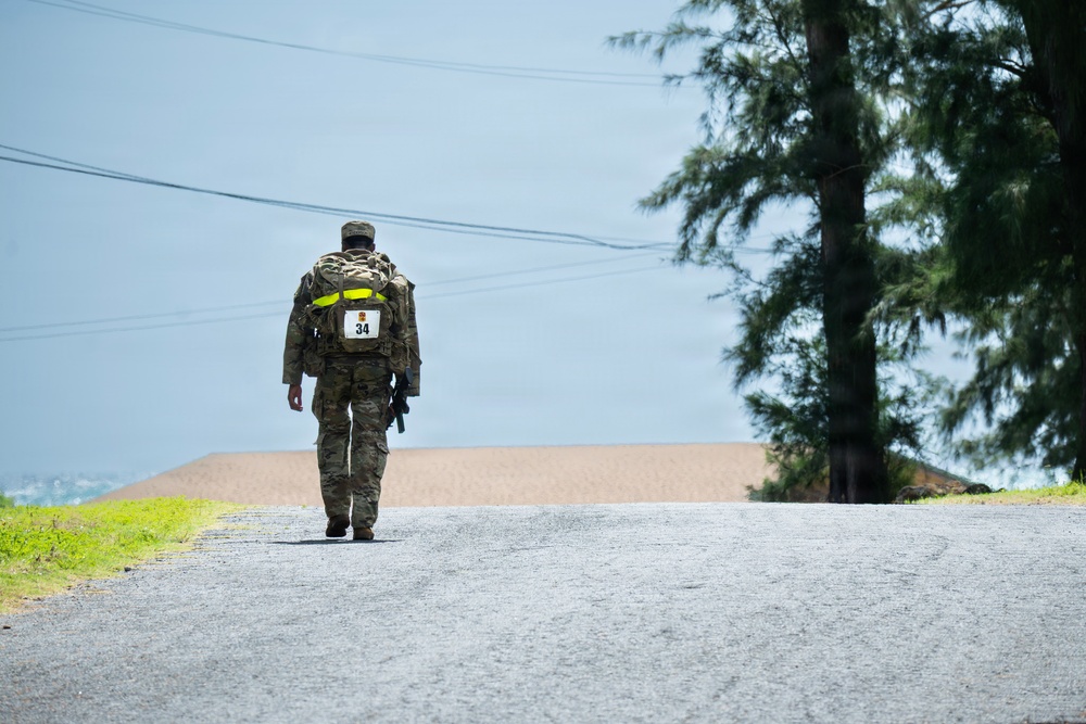 94th AAMDC's BSC 10-Mile Ruck  March
