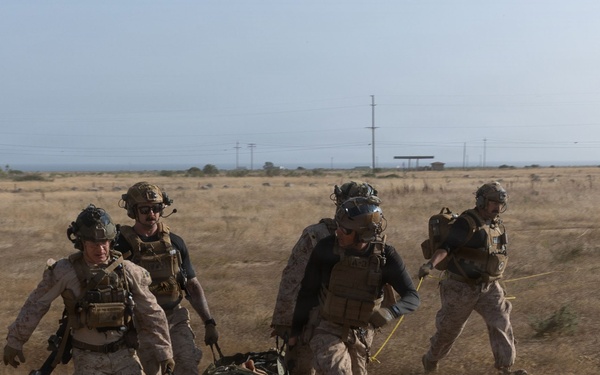Marines with V2/5 and 3rd LAR conduct EOTG TRAP course