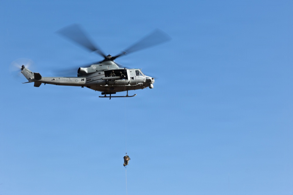 Marines with V2/5 and 3rd LAR conduct EOTG TRAP course