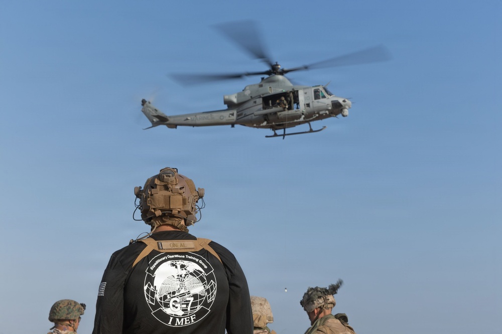 Marines with V2/5 and 3rd LAR conduct EOTG TRAP course
