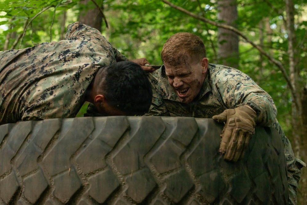 2nd Marine Logistics Group Improves Combat Readiness with Endurance Course
