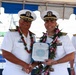 USS Carl M. Levin Holds Change of Command Ceremony