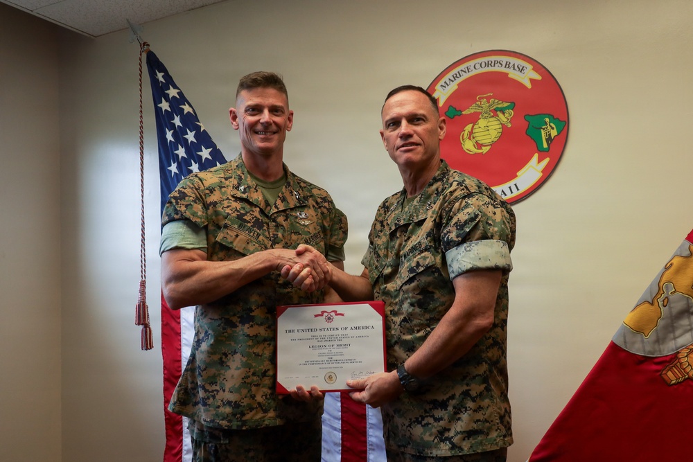 MCBH Commanding Officer Awarded Legion of Merit