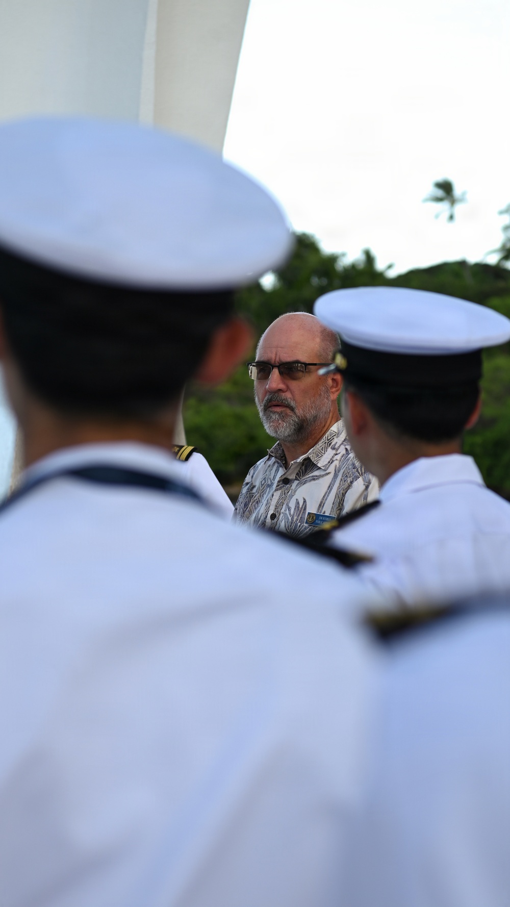 Japanese wreath laying ceremony at USS Arizona Memorial