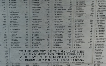 Japanese wreath laying ceremony at USS Arizona Memorial