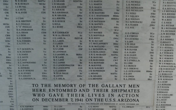 Japanese wreath laying ceremony at USS Arizona Memorial