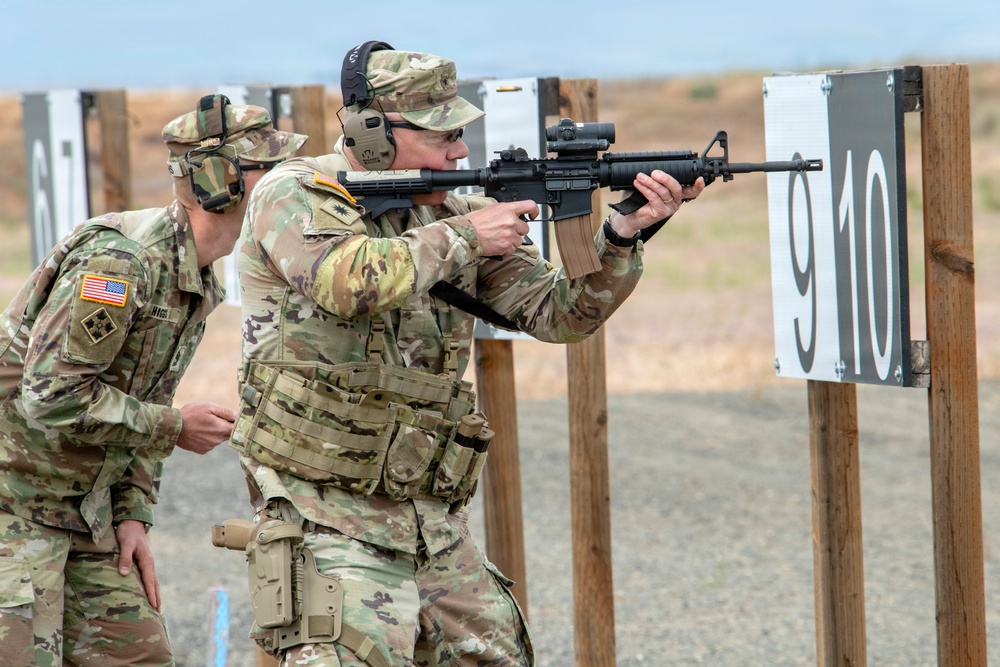 Rees Training Center hosts the annual Oregon National Guard Combat Marksmanship Match and Armed Forces Day