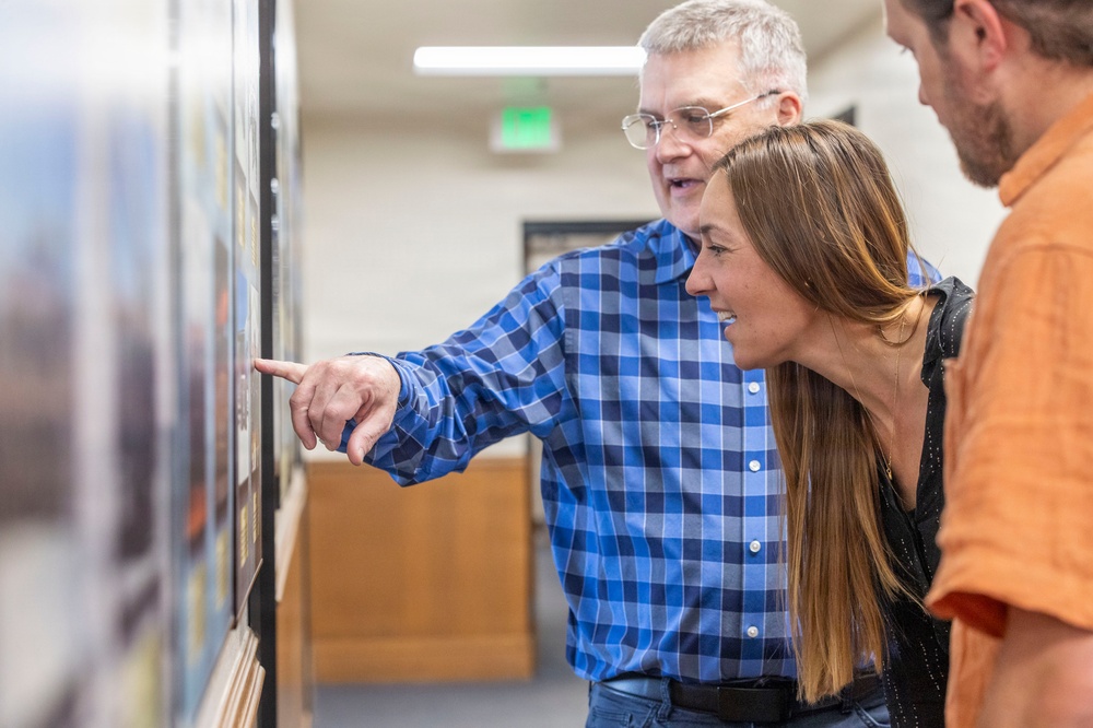 Children of fallen pilot return to Edwards
