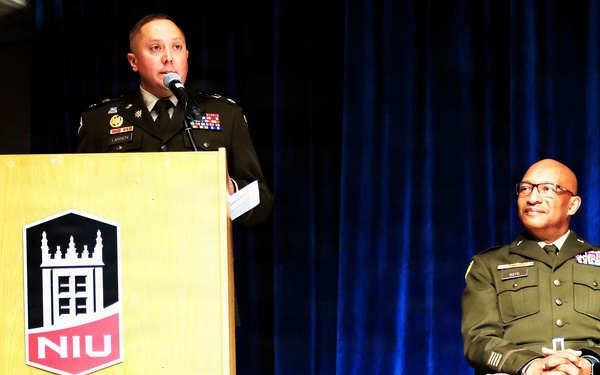 Illinois National Guard Leaders Welcome 10 New Second Lieutenants During Spring ROTC Commissioning Ceremonies